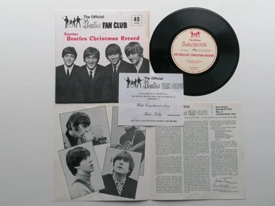 THE BEATLES FAN CLUB FLEXI DISC RECORD 1964 - Image 1 of 4