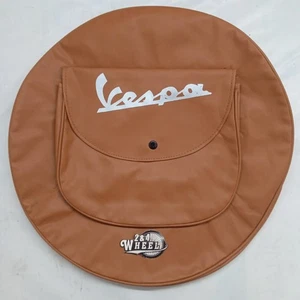 Piaggio Vespa 150 Super Sprint VBA VBB VBC Spare Tyre Tire Cover 8" - Picture 1 of 4
