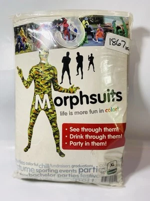 NUEVO Disfraz Commando Verde Camuflaje Morphsuit Talla XL Se Ajusta a 5'10" a 6'3" CAMO Foto 1 de 4