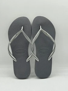 Havaianas Damen-Flip-Flops Sandale stahlgrau US 7/8 W – EUR 37–38 - Bild 1 von 2