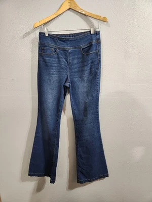 Sofia Vergara Women's Melisa Flare Jeans Size 10 Blue - Image 1 of 4