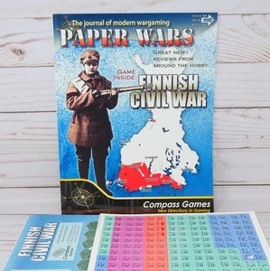 Juegos de brújula guerras de papel 84, Guerra civil finlandesa, sin perforar - Imagen 1 de 6