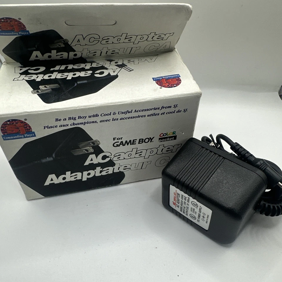 Nintendo GameBoy Pocket Game Boy Color Authentic AC Adapter Power Supply MGB-005 - Image 1 of 4