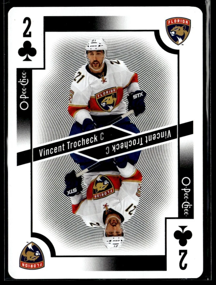 2017-18 O-Pee-Chee Playing Cards Vincent Trocheck #2C - Image 1 of 2