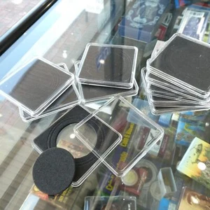 10 x 60mm Square Adjustable Coin Capsule Holder, Aussie Seller! - Picture 1 of 1