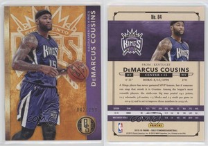 2015-16 Panini Gold Standard /299 DeMarcus Cousins #84