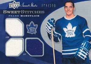 2007-08 UD Sweet Shot SWEET STITCHES #FM FRANK MAHOVLICH - x/299 - Maple Leafs - Bild 1 von 1