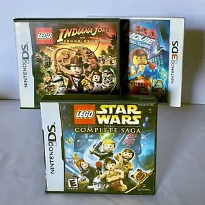 Lego Game Bundle- Indiana Jones, Lego Movie, Star Wars PLEASE READ - Picture 1 of 3