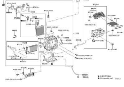 Blower Assembly - Toyota (87130-F4030) 2018-2022 Toyota C-HR - 87130f4030 - Image 1 of 2