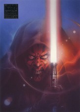 2009 Star Wars Galaxy Series 4 BASE Trading Card #80 THE FURY OF MAUL