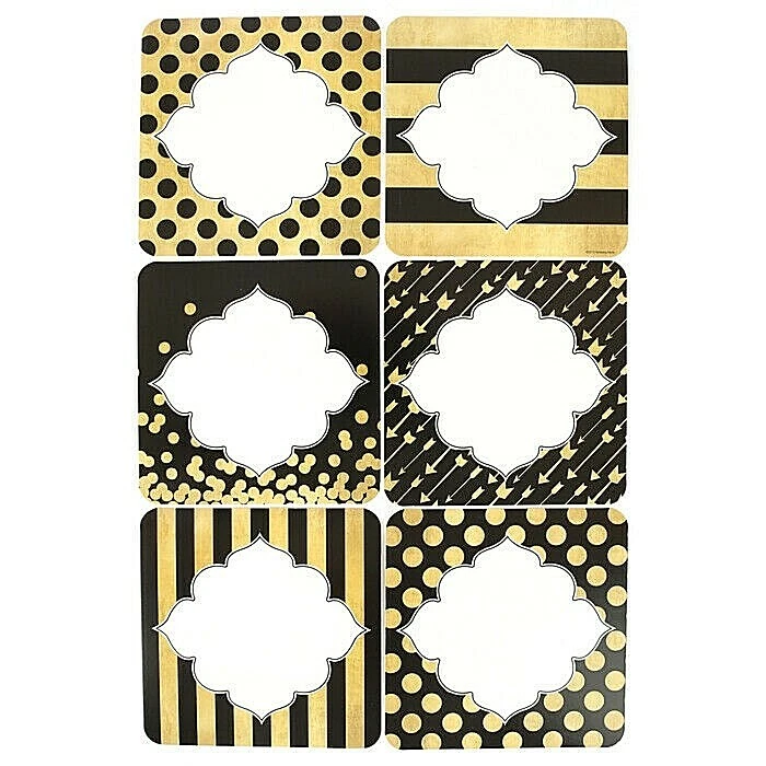 RENEWING MINDS Colección Brillo de Oro Grandes 6" Recortes - 36 piezas Foto 1 de 1