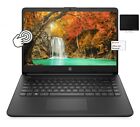 Newest Hp 14'' Touchscreen Laptop Amd Cpu 8gb Ram 192gb Ssd (64+128) (black)
