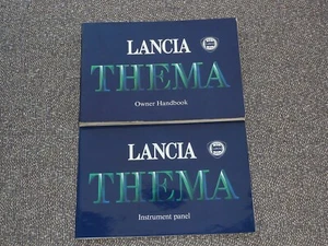 LANCIA THEMA OWNERS MANUAL WITH DASHBOARD LAYOUT PULLOUT - Picture 1 of 3