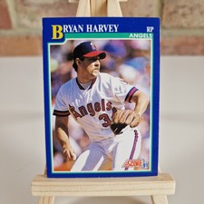 Bryan Harvey  #108 California Angels Score 91 Baseball Sports Trading Card