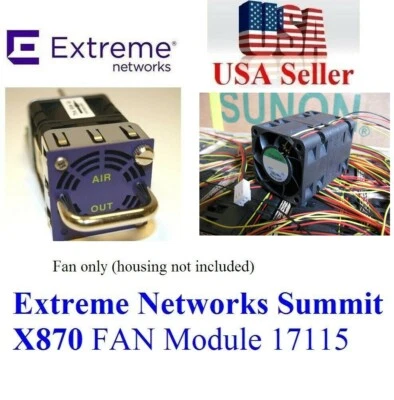 1x New (Fan only) for Extreme Networks Summit X870 Fan Module 17115 17116 - Image 1 of 4