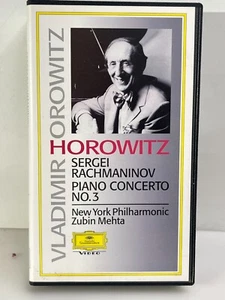 Vladimir Horowitz Rachmaninov Piano Concerto No. 3 VHS 1995 DG Mehta NY Phil NTS - Picture 1 of 3