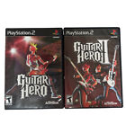 Ps2 Guitar Hero Games 1 And 2 Bundle Lot Complete W/ Manuals Tested!