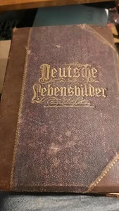 C. A. Paeth, Deutsche Lebensbilder ein handweiser... 1884 Leather Binding German - Picture 1 of 8