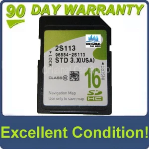 Tarjeta SD de fábrica de mapas de navegación OEM 2013-2015 STD 3,X 2S113 - Imagen 1 de 3