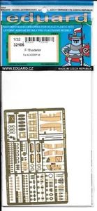 Eduard F/A-18 Hornet Exterior Photo Etch Details in 1/32 106 For Academy Kit ST - Picture 1 of 1