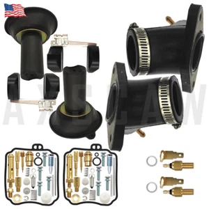 2 x Carburetor Repair Kit Carb Rebuild Kit Intake Manifold For Yamaha V Star 650 - Picture 1 of 6
