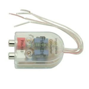 Livello Altoparlante Auto Convertitore Alta a Bassa Impedenza 2 Canali RCA Line Out - Foto 1 di 5