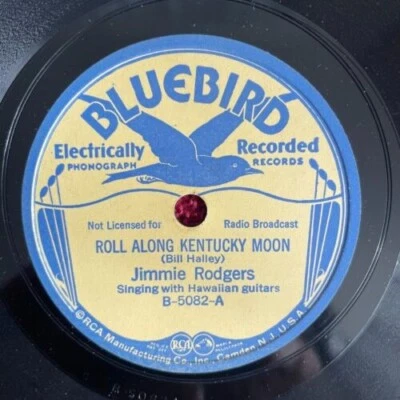 JIMMIE RODGERS Bluebird B-5082 78rpm (Pre-War Country, 1933, Video) - Image 1 of 4