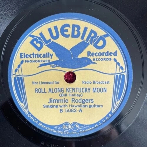 JIMMIE RODGERS Bluebird B-5082 78rpm (Pre-War Country, 1933, Video) - Image 1 of 4