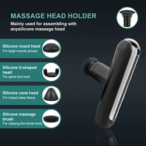 Mini Massager Pocket Massage Gun Deep Tissue Muscle Pain Relief Full Body Relax - Picture 1 of 19