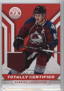 2013-14 Totally Certified Materials Red Gabriel Landeskog #TC-GL