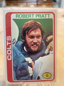 1978 Topps Robert Pratt #109 Baltimore Colts - Picture 1 of 2