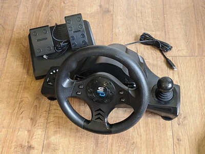 Subsonic Superdrive GS750 Drive Pro steering wheel + pedals for Xbox PS4 PC - Image 1 of 4