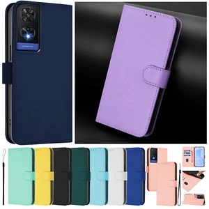 Magnetische gefaltete Brieftasche Leder Handy Hülle Cover für TCL 503 501 605 60R 50 60 SE - Bild 1 von 115