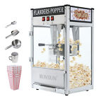 ROVSUN 8oz 32 Cups Commercial Popcorn Popper Maker Machine 850W Bar Service