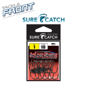SureCatch - Inline Single Lure Hook ~ High Carbon & Chemically Sharpened Hooks - Picture 1 of 2
