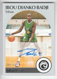 2021-22 Chronicles Draft Pick Hoops Retro Auto #HR-IDB Ibou Dianko Badji 169/199
