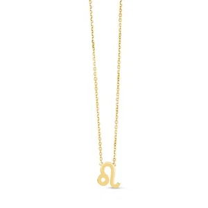 Collar Leo Oro Amarillo 14K - Imagen 1 de 2