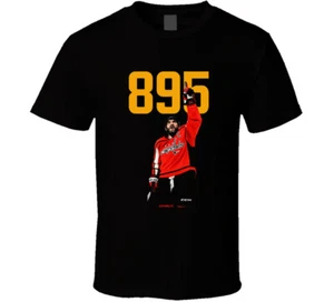 Ovi Ovechkin 895 Most Goals Scored Record T Shirt - Picture 1 of 2