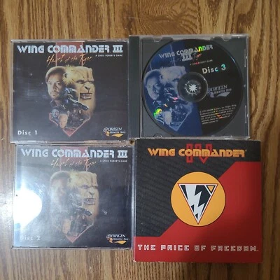 PC Big Box Bundle Lot Wing Commander 3 The Heart of the tiger + the price of fre - Image 1 of 4