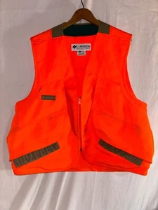 Columbia Blaze Orange Pheasant Hunting Vest Men’s L Upland Grouse - Picture 1 of 5