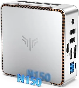 KAMRUI E2 Mini PC Intel 12th N150 16GB DDR4 512GB SSD Windows 11 Pro WIFI Sliver - Picture 1 of 9