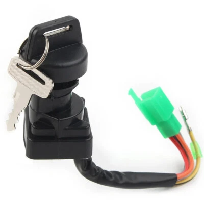 Ignition Key Switch For Suzuki ATV LT-F250 Quad Runner 2WD LT-F250F 4WD 1999- 01 - Image 1 of 4