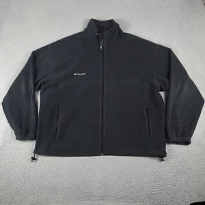 Columbia Sweater Mens 2X Gray Fleece Outdoors Full Zip Up Sweatshirt * - Picture 1 of 11
