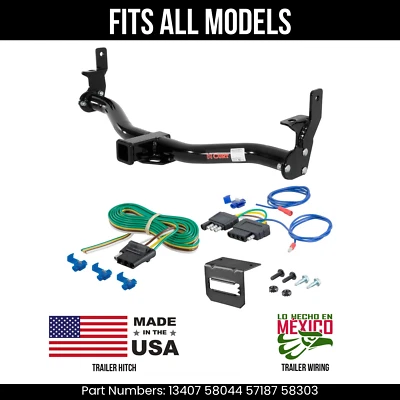 For 01 Ford Explorer Sport Trac Trailer Hitch + 5Pin Wiring Fits All Models Curt - Image 1 of 4