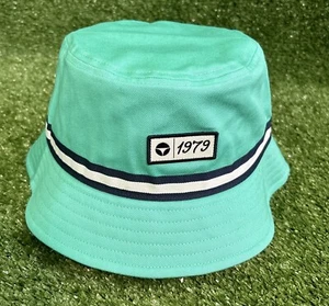 TaylorMade Vintage Twill Bucket Golf Hat NEW S/M Aqua - Picture 1 of 2
