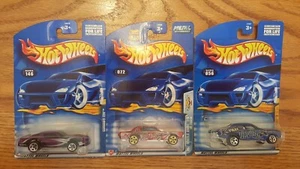 $2 Hotwheels cars Asst. MOC 3 car lot. Camaro Z28, '68 Cougar and '70 Chevelle  - Picture 1 of 5