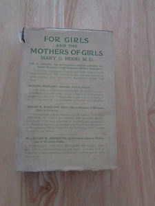 Für Mädchen und Mädchenmütter von Mary G. Hood HC/DJ 1914 - Bild 1 von 1