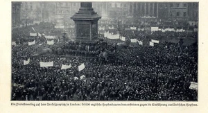 50000 englische Bauern demonstrieren gegen die Einführung ausländ.Hopfens c.1908 - Bild 1 von 1