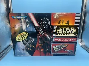 1996 NIB Micro Machines Star Wars Vader's Lightsaber / Deathstar Trench Galoob - Picture 1 of 18