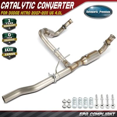 Center Side Catalytic Converter for Dodge Nitro 2007-2011 V6 4.0L Sport Utility - Image 1 of 4
